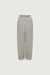 Relaxed fit pinstripe pants in black — main image