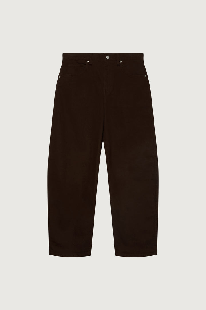 REGULAR LENGTH TWILL BARREL LEG PANT