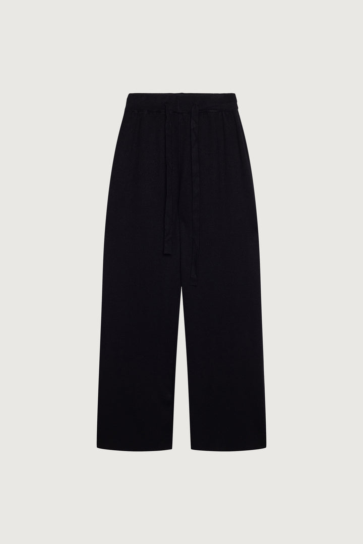 ULTRA SOFT KNIT PANT in Black — alternate angle