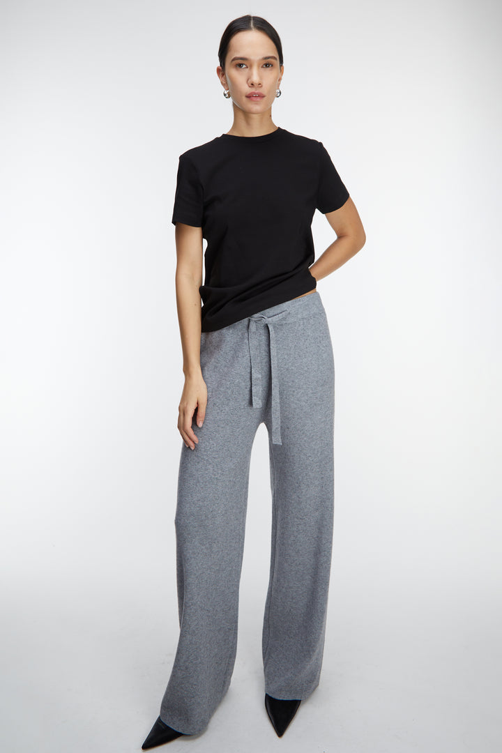 ULTRA SOFT KNIT PANT in Gray — alternate angle