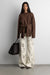 Animal print pant in cream print — main image