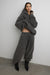 Fleece studio boyfriend sweatpant in charcoal — main image