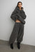 Fleece studio boyfriend sweatpant in charcoal — main image