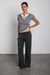 Lounge pants with drawstring in charcoal — main image