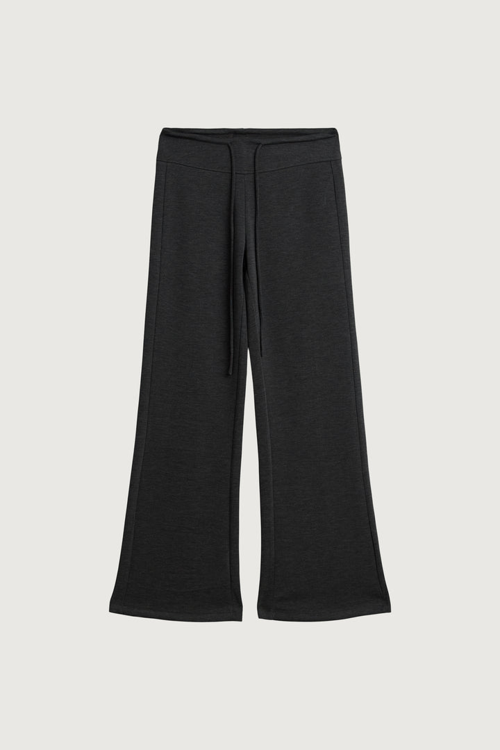 LOUNGE PANTS WITH DRAWSTRING in Charcoal — alternate angle