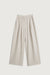 Relaxed wide leg pull-on pant in beige oatmeal — main image