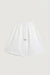 Relaxed drawstring short in white — main image