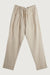 Textured cotton pant in beige — main image