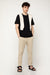 Slim fit pants in beige — main image