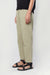 Slim fit pants in moss — image