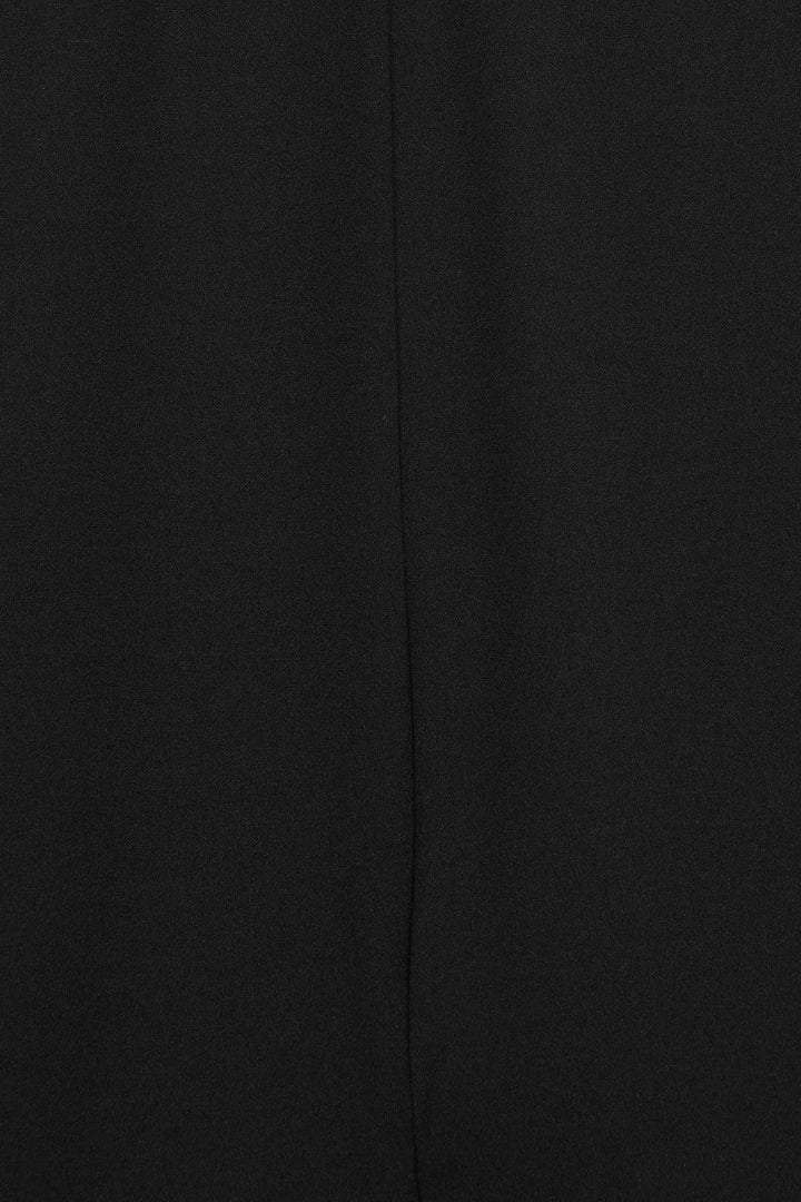 ELASTIC WAISTBAND PANT in Black — alternate angle