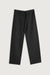 Linen blend pant in black — main image