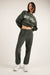 Relaxed fit jogger in deep green — main image