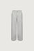 Cropped length twill wide leg pant in vapor blue — main image