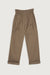 Paperbag waist pants in salted caramel — main image