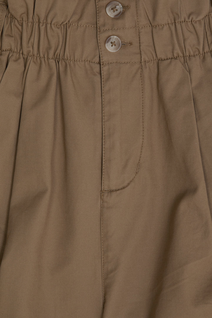 PAPERBAG WAIST PANTS in Salted Caramel — alternate angle