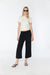 Rayon twill pant in black — main image