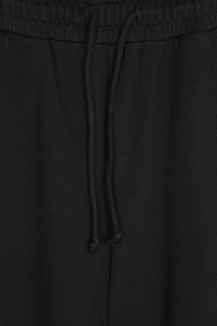 RIPPED WIDE LEG PANT in Black — alternate angle