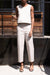 Straight leg trouser in pure cashmere — image