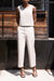 Straight leg trouser in pure cashmere — image