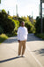Elastic waist pant in warm beige — main image