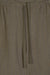Striped linen trouser in khaki stripe — main image