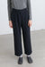 Straight leg pants in black — main image