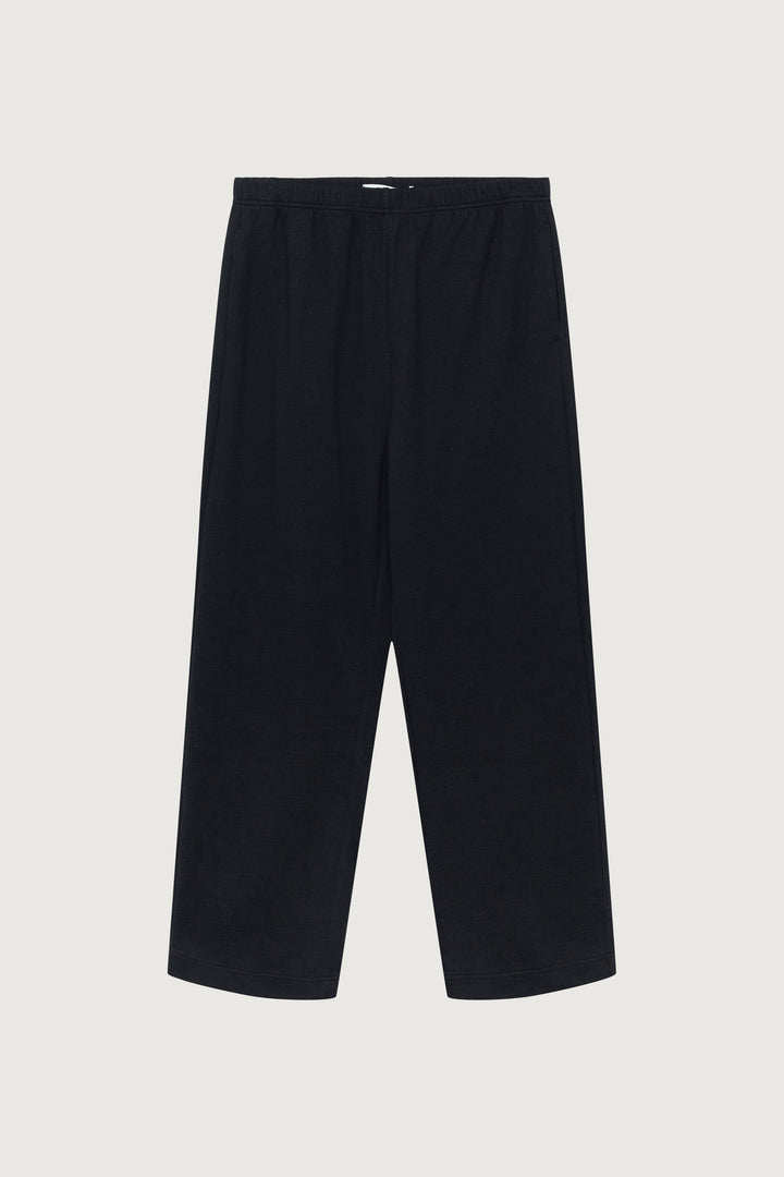 ELASTIC WAIST PANT in Black — alternate angle