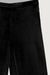 Straight satin pant in black — main image