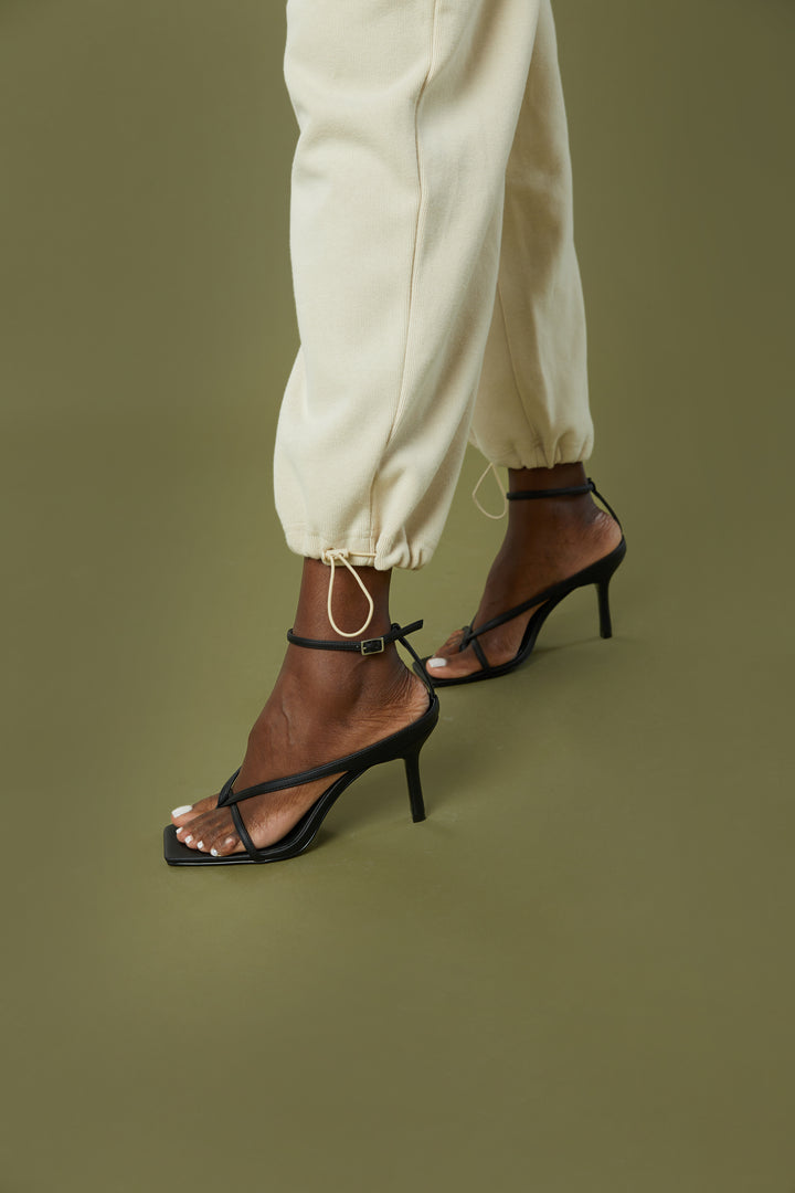 JOGGER in Oatmeal — alternate angle