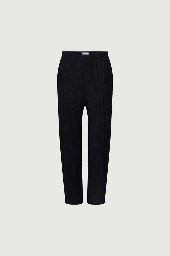 PLEATED LOUNGE PANT in Black — alternate angle