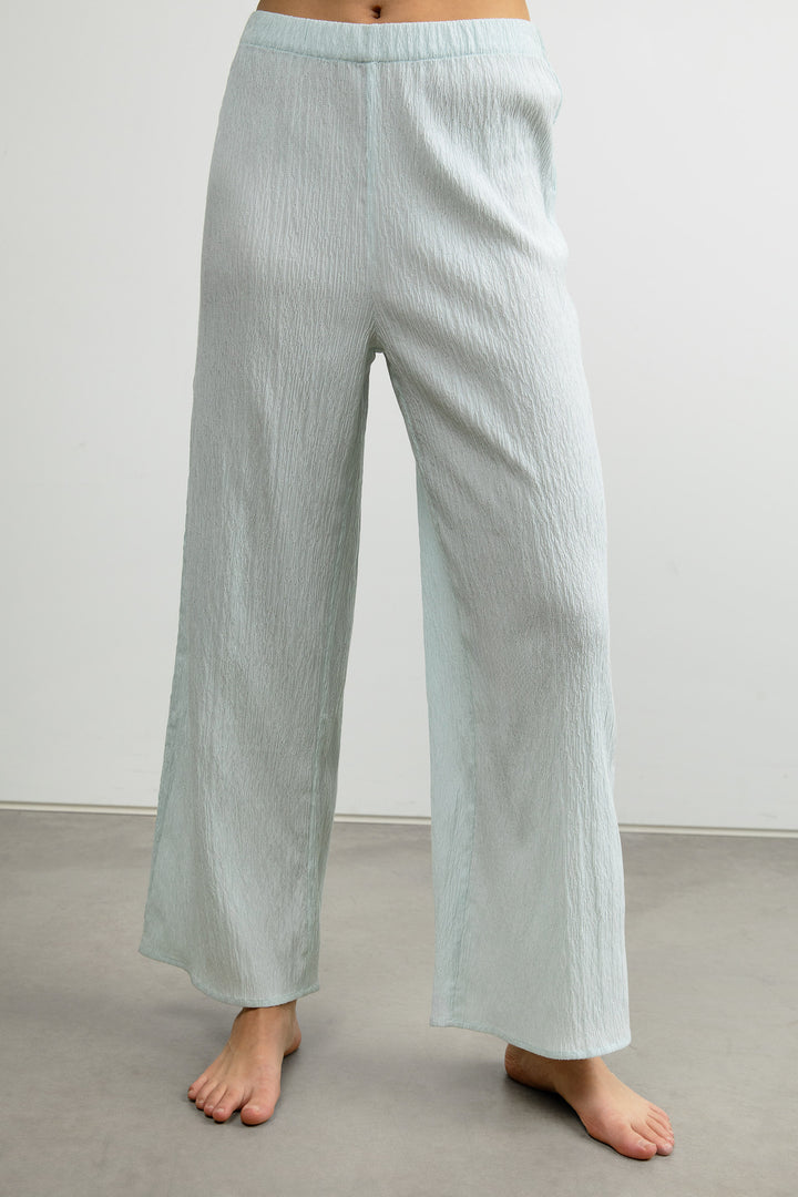 CRINKLE PANT in Ballad Blue — alternate angle