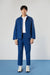 Elastic twill pant in navy peony — main image