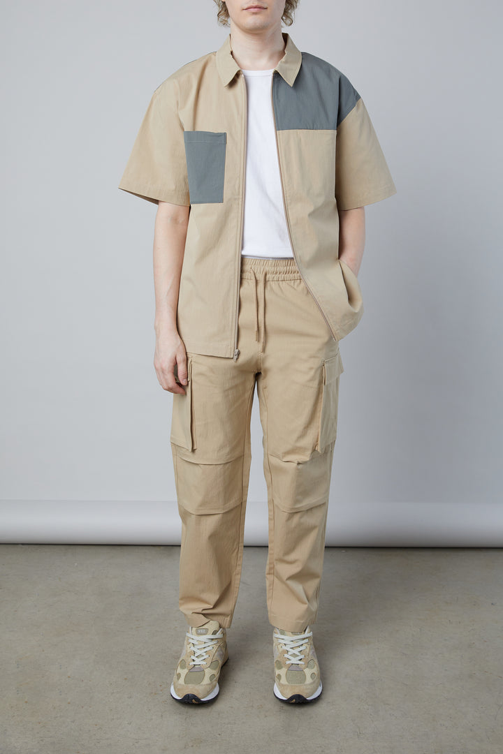 CARGO PANTS in Dark Beige — alternate angle