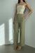 LONG LENGTH TWILL WIDE LEG PANT