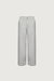 Long length twill wide leg pant in vapor blue — main image