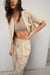 Crossover pant in beige — main image