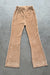 Flared corduroy pant in beige — main image