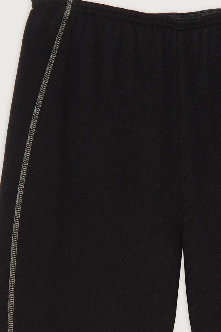 FLEECE PANT in Black — alternate angle
