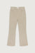 Flared cropped twill pant in laurel oak — main image