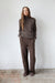 Cozy sweater pant in brown rice — image