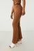 Flared pant in brown — main image