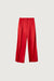 Satin pant in red alert — main image