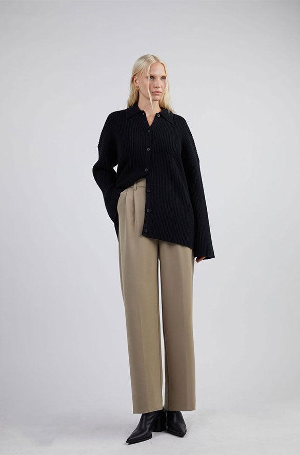 WIDE LEG TROUSER in Winter Twig — alternate angle