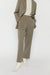 High waist trouser in dusky green — main image