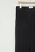 Straight leg pant with pleat in black — main image