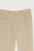 Split back hem trouser in cream — main image