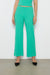 Knit pants in ming green — main image