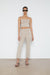 Knit pants in taupe — main image