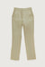 Vegan leather pant with side slit in elm — main image